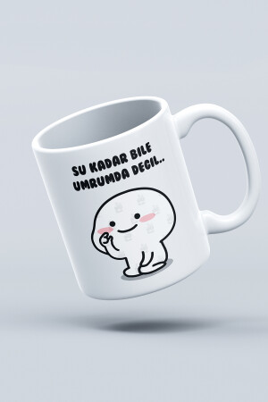 Geschenk zum Lehrertag mit Aufdruck „I Don't Even Care That Much“ – Tasse mit Aufschrift „givebutik-tasarım-2“. - 4