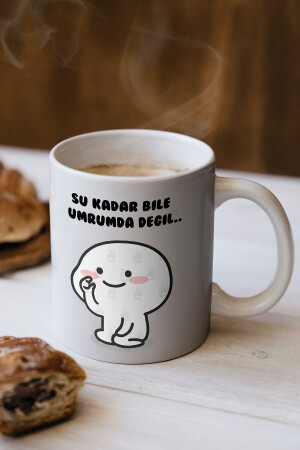 Geschenk zum Lehrertag mit Aufdruck „I Don't Even Care That Much“ – Tasse mit Aufschrift „givebutik-tasarım-2“. - 9