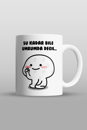 Geschenk zum Lehrertag mit Aufdruck „I Don't Even Care That Much“ – Tasse mit Aufschrift „givebutik-tasarım-2“. - 10