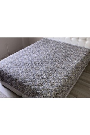 Gesteppter Mehrzweckbezug für King-Size-Betten (Piqué) – 200 x 230 cm und sowohl Piqué als auch Tagesdecke - 1