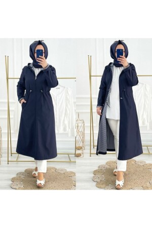 Gestreifter Trenchcoat - 1