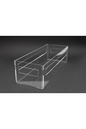 Gewürzbox aus transparentem Acryl-Plexiglas, 6-teilig, 30 x 11 cm, Gewürzbox 30 x 11 cm - 4