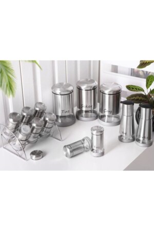 Gewürzset 13-teilig Glas Inox G3023 SEVGI14820 - 2