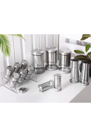 Gewürzset 13-teilig Glas Inox G3145 Fmag3145 SEVGI18109 - 2