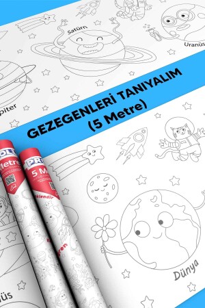 Gezegenler Boyama Kağıdı GZGNLR01 - 4