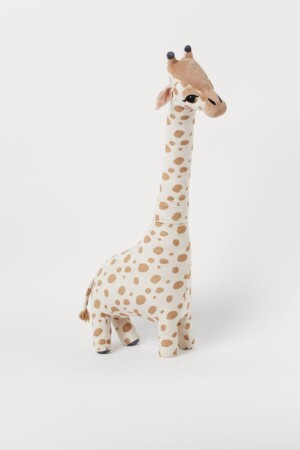 Giraffe Giraffe Dekokissen Schlaf- und Spielgefährte Plüschtiere 1 Meter 100 cm x 34 cm Beige Giraffe - 7