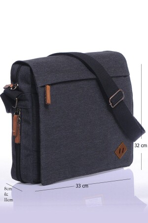 Gk-12 Canvas Messenger Bag Notebook MacBook Tablet Lehrbuch Schul- und Universitätstasche - 2