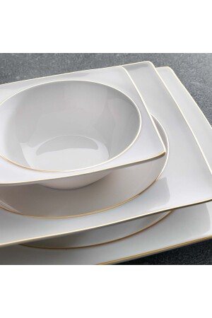 Glamor Pure Yemek Takım-60 Parça-gold 1S2407-01001-GLD01 - 3