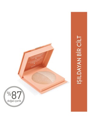 Glänzendes Dual-Illuminating-Puder – Gold - 1