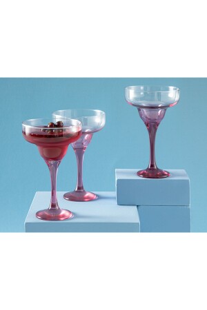 Glas 3-teiliger Becher 300 ml Rosa 10036698 - 2