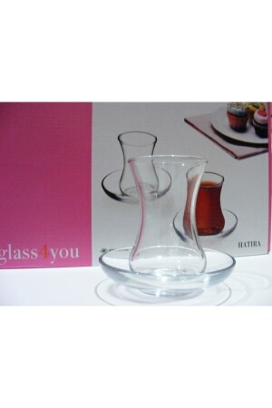 Glass4you 12li Çay Takımı 6 Bardak 6 Tabak TYC00194187757 - 5