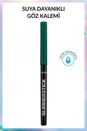 Glimmerstick Asansörlü Göz Kalemi Pırıltılı - Emerald Glow - 2