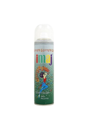 Glitter Spray Silver Gümüş Gri Sprey Sim 100ml - 3