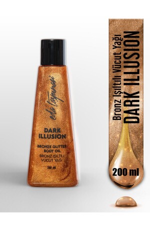 Glitzer-Körperöl Dark Illusion - 200 ml (EGX89) - 3