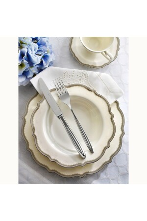 Gloria 12 Kişilik 60 Parça Bone China Yemek Takımı - 3