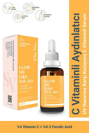 GLOW ME LIKE YOU DO – Aufhellendes und hauttonausgleichendes Anti-Makel-Vitamin-C-Serum (30 ml) - 3