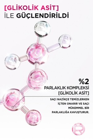 Glycolic Gloss Mükemmel Parlaklık için Bakım Yapan Şampuan 200ml - 4