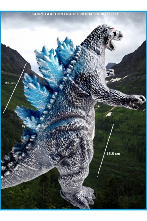 Godzilla 25 cm weiche Dinosaurier-Actionfigur mit Sound-Dinosaurier GODZİLLA25CM - 6