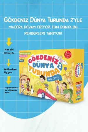 Gökdeniz auf Welttournee 2 2. Leseset für das Klassenzimmer, 10-Bücher-Set, Vildan Özdemir 9786257947503 - 4