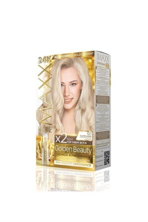 Gold 24k 0. 1 platinblonde Haarfarbe mit Goldanteil - 3