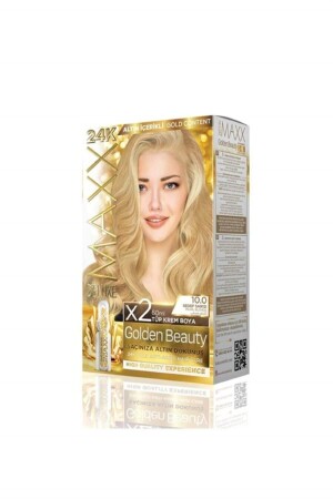 Gold 24k 10. 0 Perlmuttblonde Haarfarbe mit Goldanteil - 3