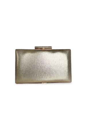 Gold Gold Dore Farbe Stein Etui Abendkleid Tasche Abendtasche Hochzeit Verlobung Tasche Clutch Bag 135T Verputzen - 4