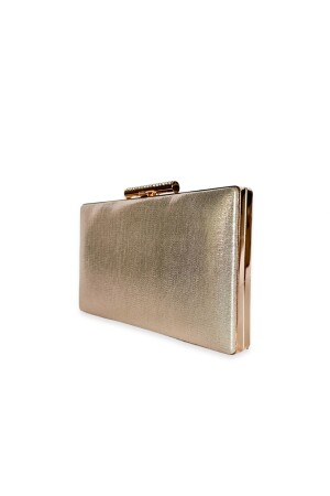 Gold Gold Dore Farbe Stein Etui Abendkleid Tasche Abendtasche Hochzeit Verlobung Tasche Clutch Bag 135T Verputzen - 6