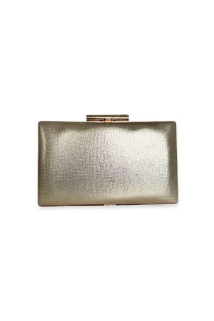 Gold Gold Dore Farbe Stein Etui Abendkleid Tasche Abendtasche Hochzeit Verlobung Tasche Clutch Bag 135T Verputzen - 3