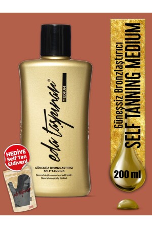 Medıum Güneşsiz Bronzlaştırıcı Self Tanning 200 ml PED021 - 3