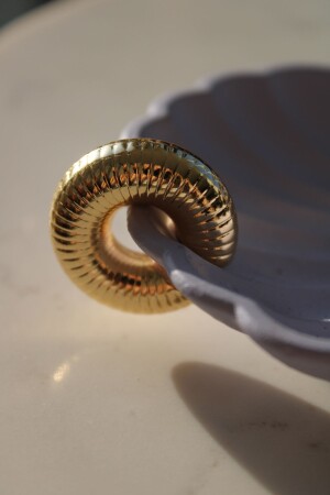 GOLD KIKIRDAK KÜPE EARCUFF DESENLİ 3 CM - 5