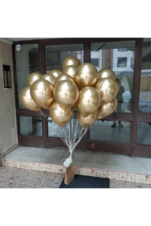 Gold Krom Balon 10 Adet - 2