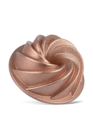 Gold Rose Windrose Kuchenform aus gegossenem Granit - 2