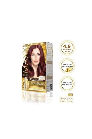 golden 4. 6 Kastanienrote 24-Karat-Gold-Haarfarbe - 2