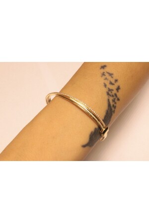 Goldenes Waterway-Handschellenarmband - 1