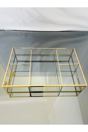 Goldfach-Organizer-Glasbox-Schokoladenbox mit 5 Fächernmeligold - 4