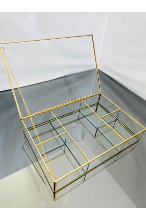 Goldfach-Organizer-Glasbox-Schokoladenbox mit 5 Fächernmeligold - 5