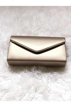 Goldfarbene Damen-Clutch - 4