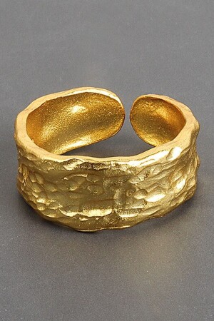 Goldfarbener Vintage-Ring für Damen - 2