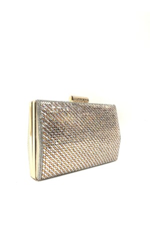 Goldfarbenes Glasstein-Kettenriemen-Abendkleid-Portfolio-Clutch-Damen-Abendtasche FRP0335 - 10