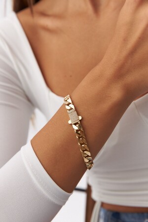 Gourmet-Armband aus 14-karätigem Goldstein - 6