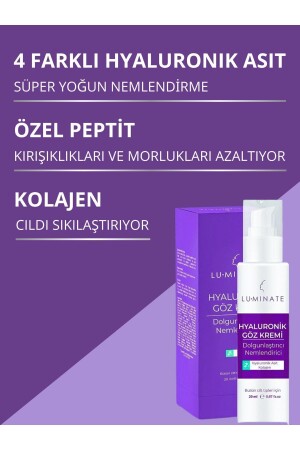 Göz Altı Kremi Kırışıklık Ve Morluk Karşıtı Göz Çevresi Nemlendirici Kolajen Peptit Gözaltı Bakım - 4