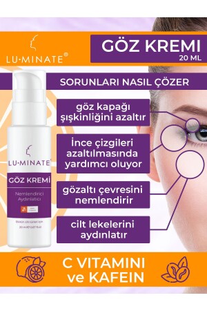 Göz Altı Kremi Morluk Torba Ve Şişlik Karşıtı Göz Çevresi Aydınlatıcı C Vitamin Kafein Gözaltı Bakım - 4