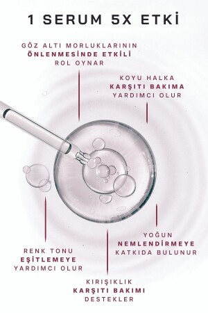 Göz Altı Torba- Halka Ve Morluk Karşıtı Serum 50ml Canlandırıcı Nemlendirici Kırışıklık Önleyici - 3