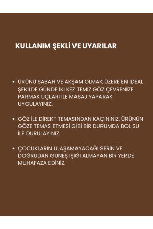 Göz Çevresi Serumu %5 Caffeine Multi Formül Cilt Bakım Serumu 30 ml - 6