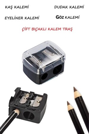 Göz Kalemi - Kaş Kalemi - Dudak Kalemi - Eyeliner Kalemi Açacağı Kalem Traş - 3