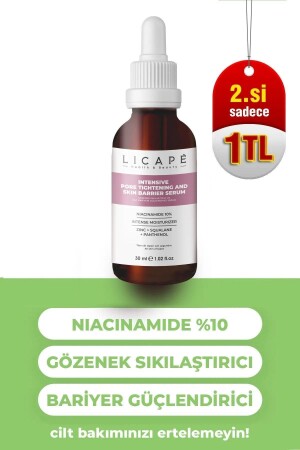 Gözenek Sıkılaştırıcı ve Cilt Bariyeri Güçlendirici Niacinamide %10 Serum 30ml - 2