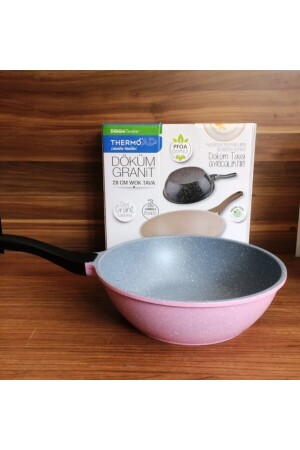 Granitbeschichtete Wok-Tiefpfanne Nerz ewhrj - 3