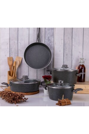 Granite 7-teiliges Chef-Pfannen-Topf-Set chf1 - 1