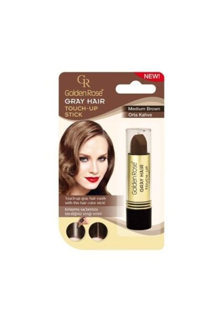 Graues Haar, weißer Haar-Concealer-Stick 03 – Mittelbraun - 1