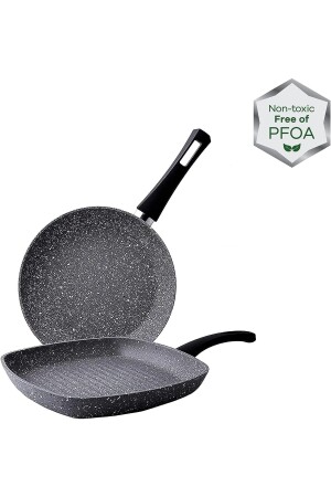 Gris Bio Granit Pfannen- und Grillset 153. 03. 08. 0354 - 4